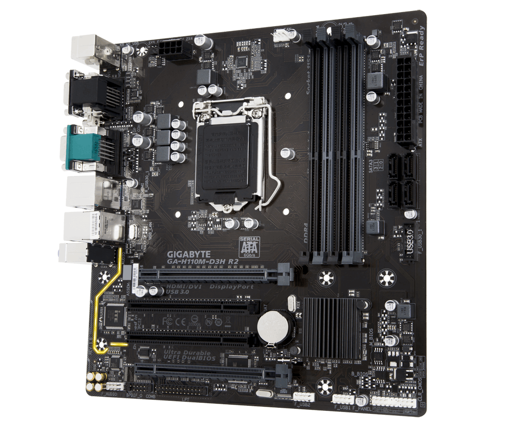 Gigabyte GAH110MD3H R2 Motherboard Specifications On MotherboardDB